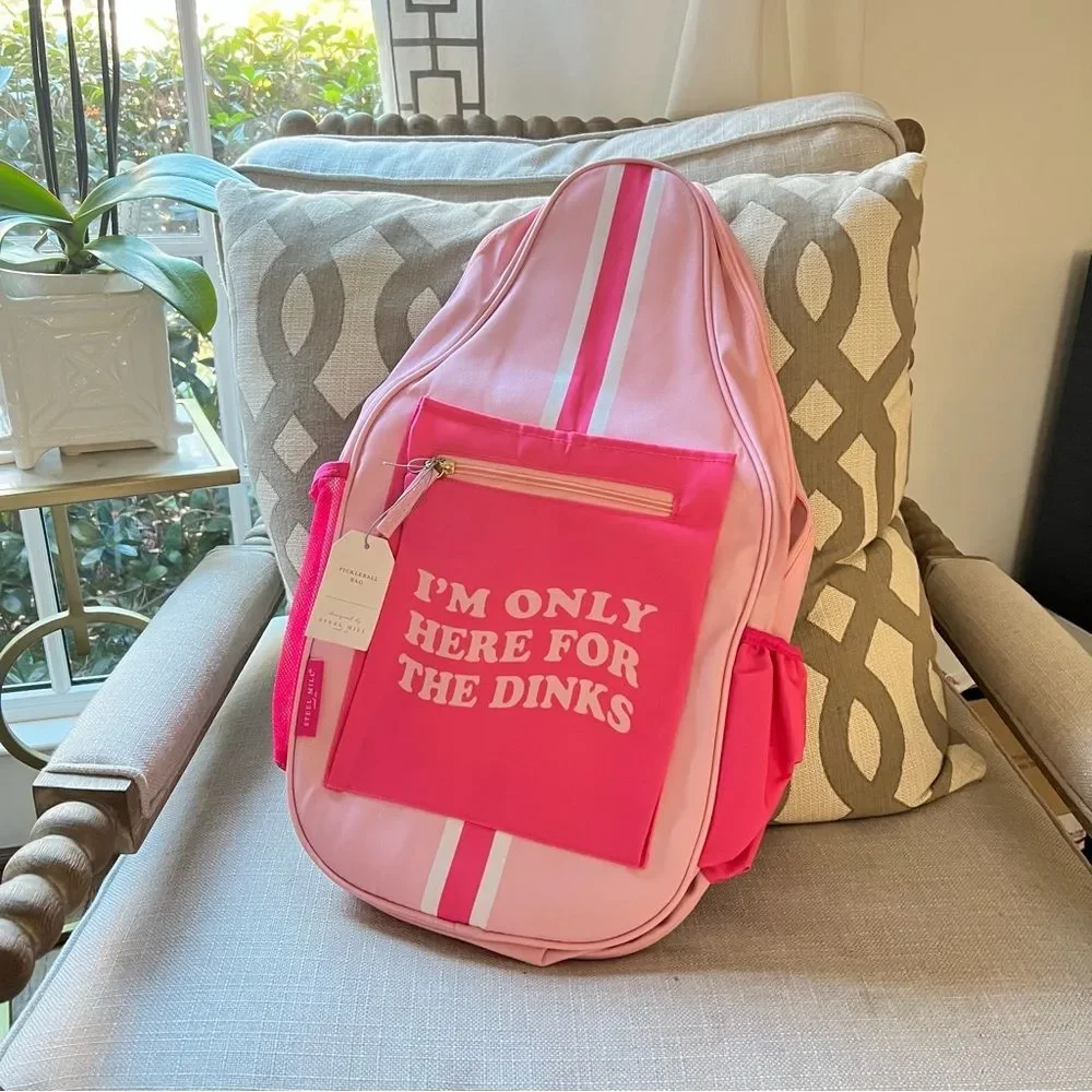 NWT Steel Mill Pink Pickleball Bag Only Here for the Drinks